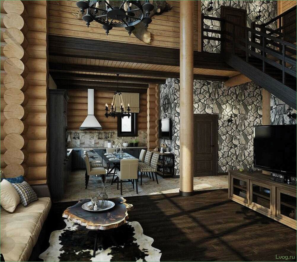 Создаем стильный интерьер деревянного дома: советы и идеи