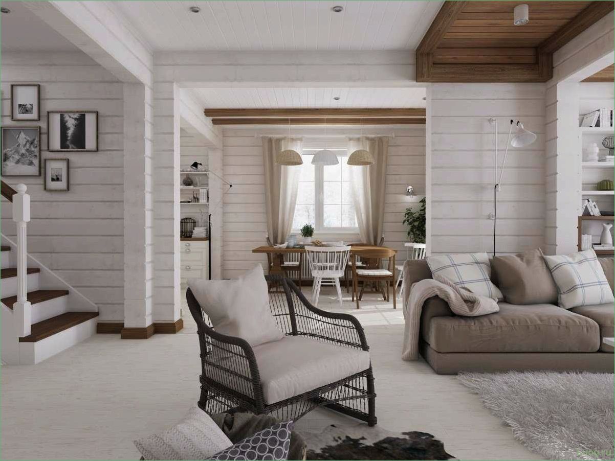 Создаем стильный интерьер деревянного дома: советы и идеи