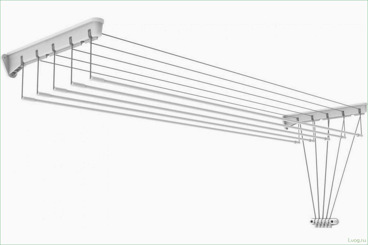 Потолочная сушилка для белья на балконе: удобство и экономия пространства