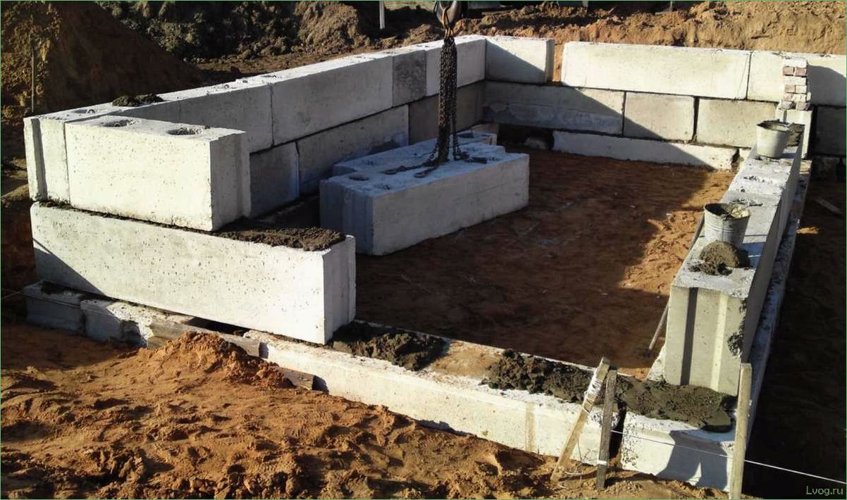 Возведение бетонного фундамента — секреты экономии на материалах и работах