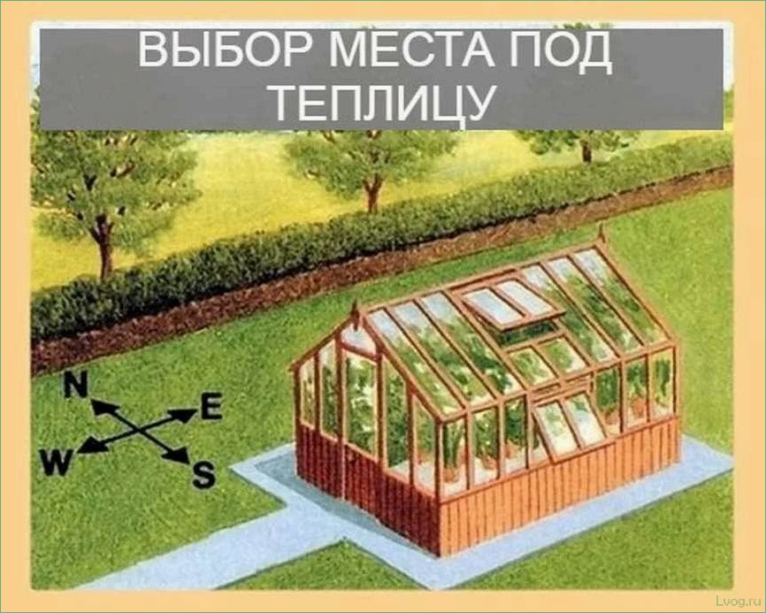 Как определить правильное расположение теплицы на участке