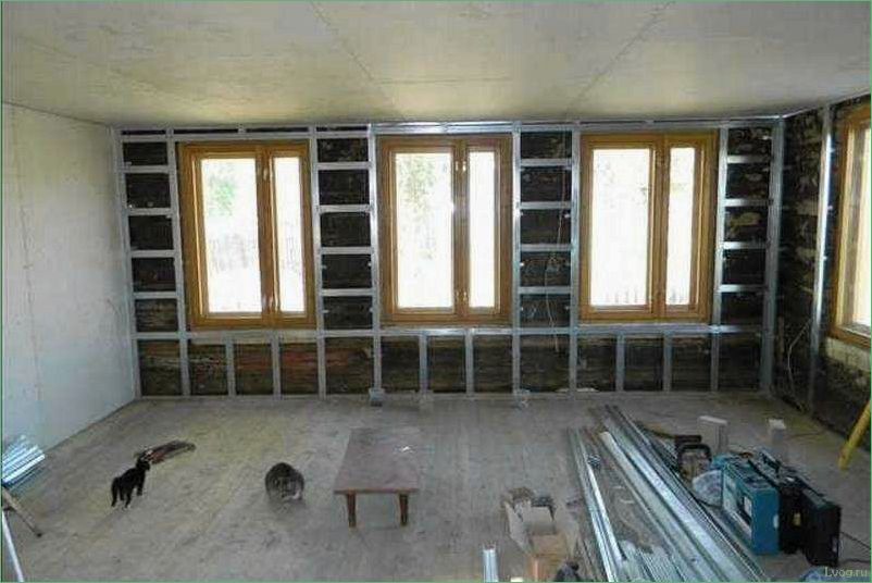 Отделка стен гипсокартоном в деревянном доме — осуществление монтажных работ