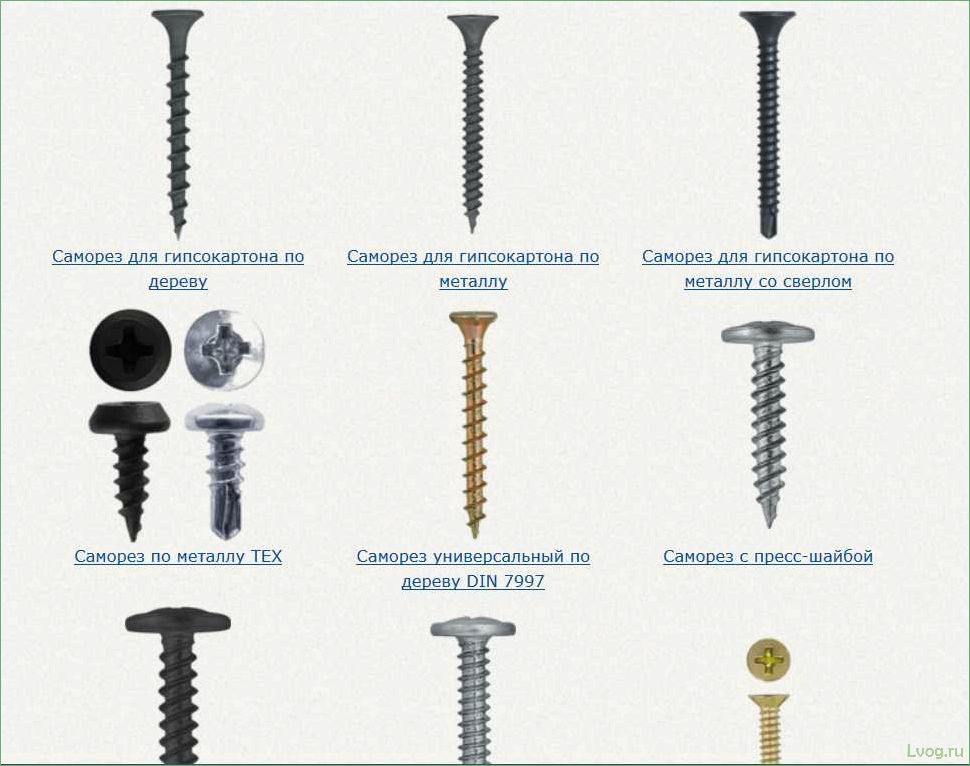 Саморезы со сверлом: полезная информация и советы