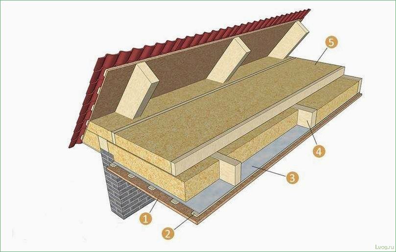 Особенности утепления чердачного перекрытия