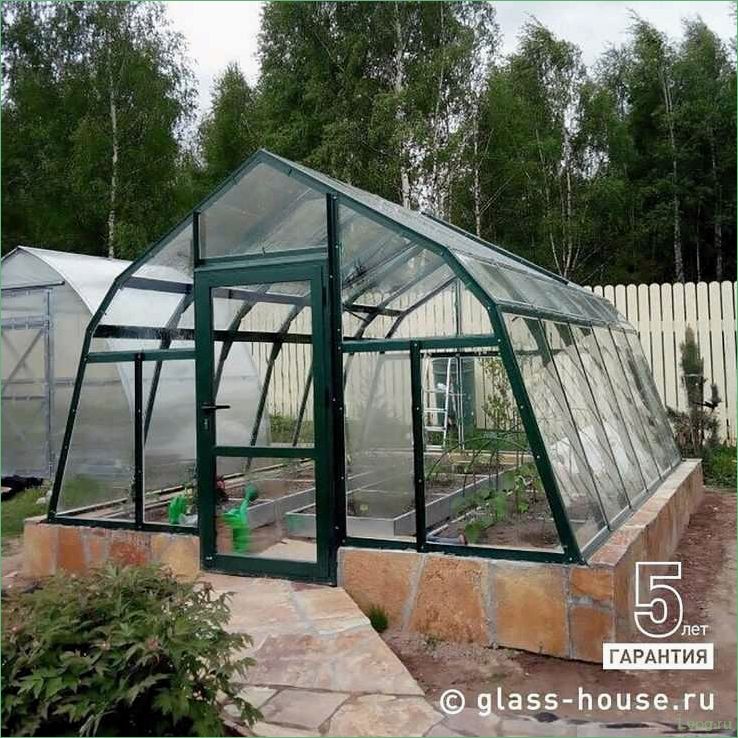 Теплицы Glass House — особенности конструкции