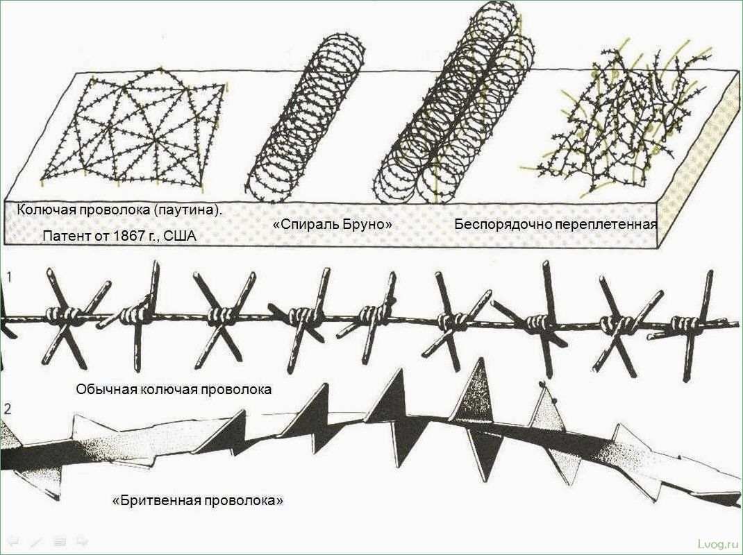 Разновидности и назначение колючей проволоки