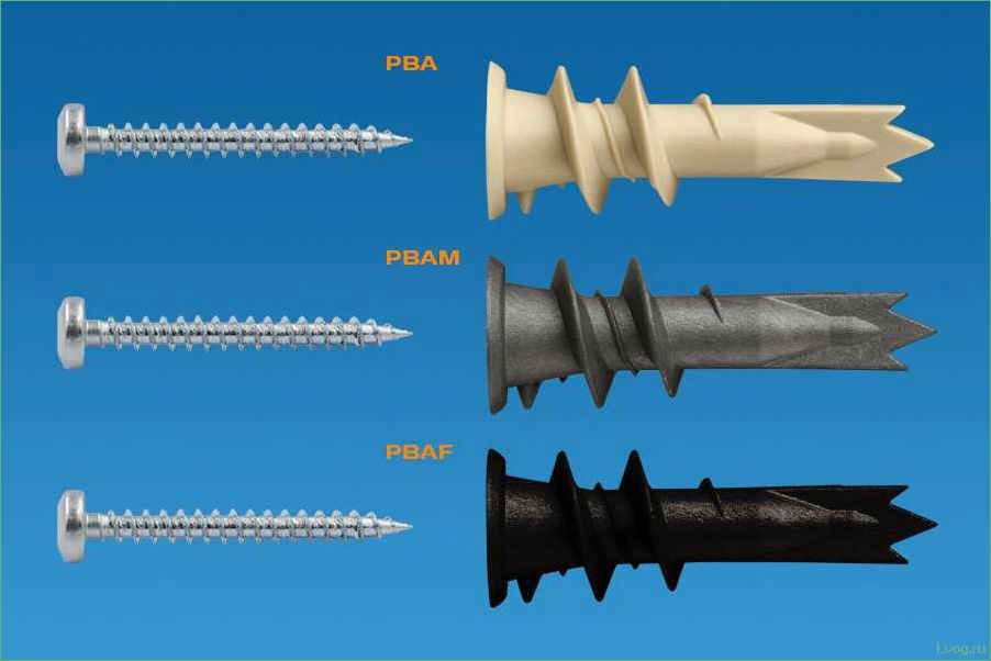 Разновидности и применение дюбелей Driva | Все, что нужно знать о дюбелях Driva