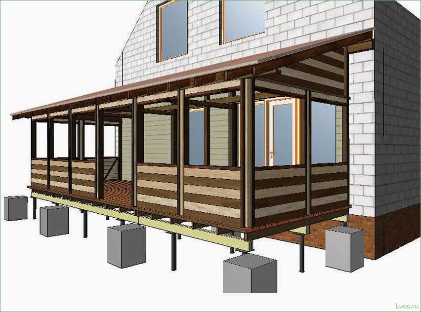 Пристройка террасы к дому своими руками: пошаговая инструкция и полезные советы