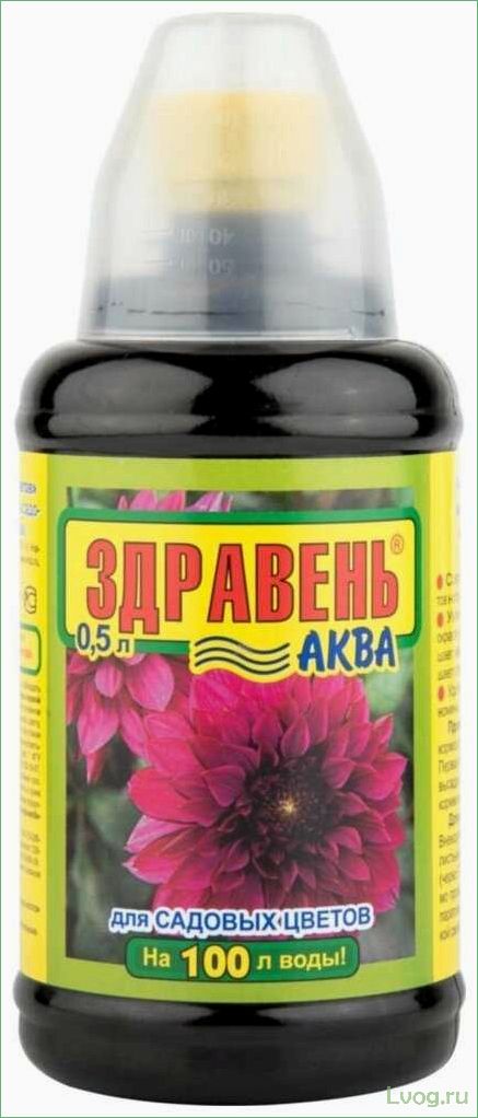 Удобрение Здравень Аква для садовых цветов: лучший выбор для процветания растений