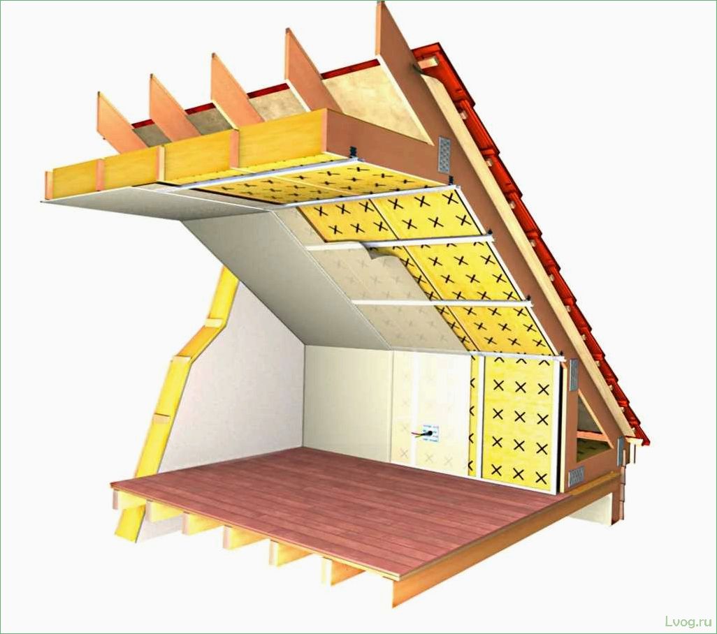 Утепление мансарды изнутри — выбор материала и порядок работ