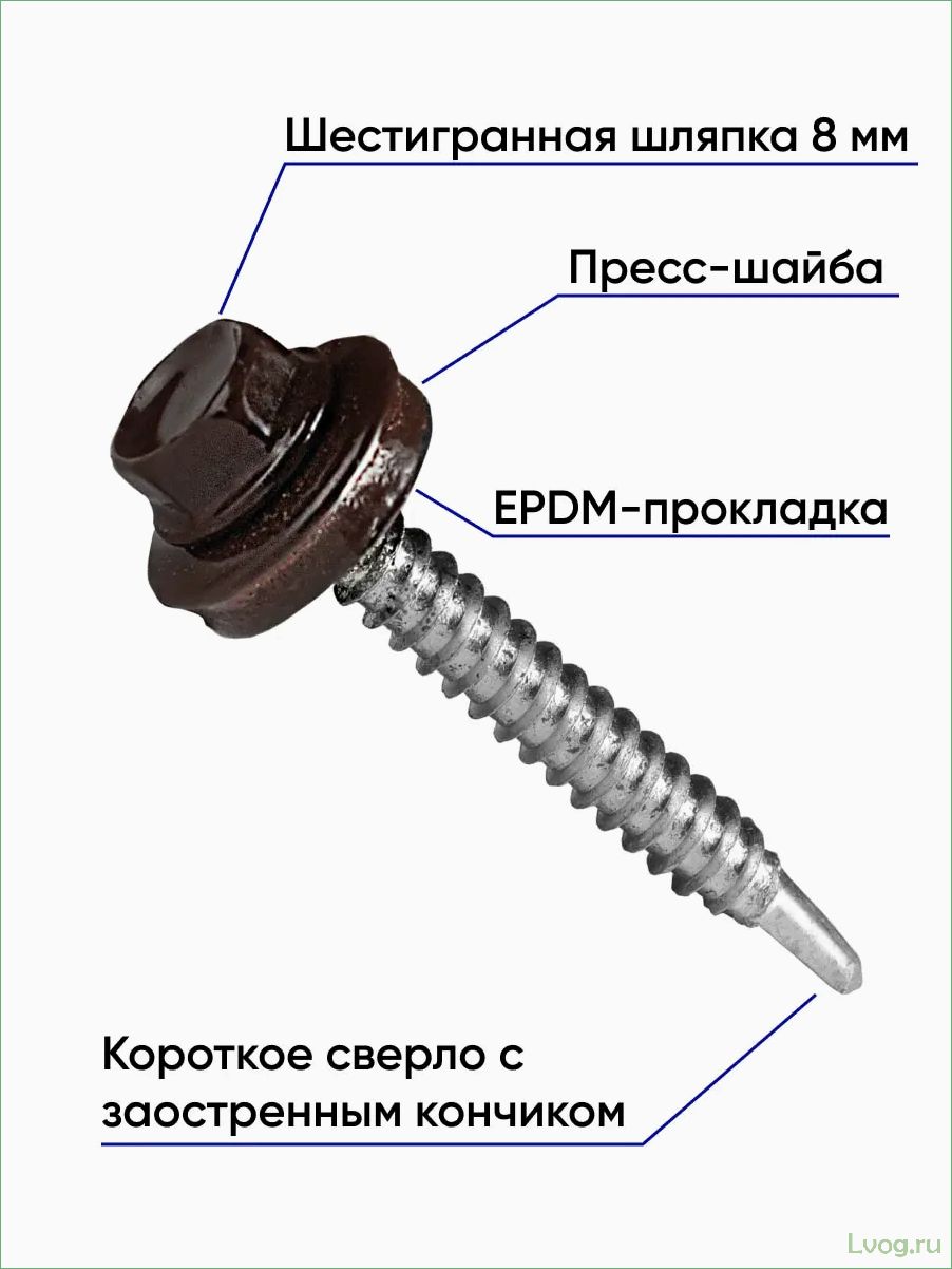 Саморезы для профнастила — как выбрать и правильно крепить