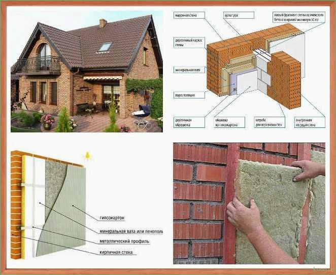 Утепление стен кирпичного дома изнутри: эффективные методы и материалы