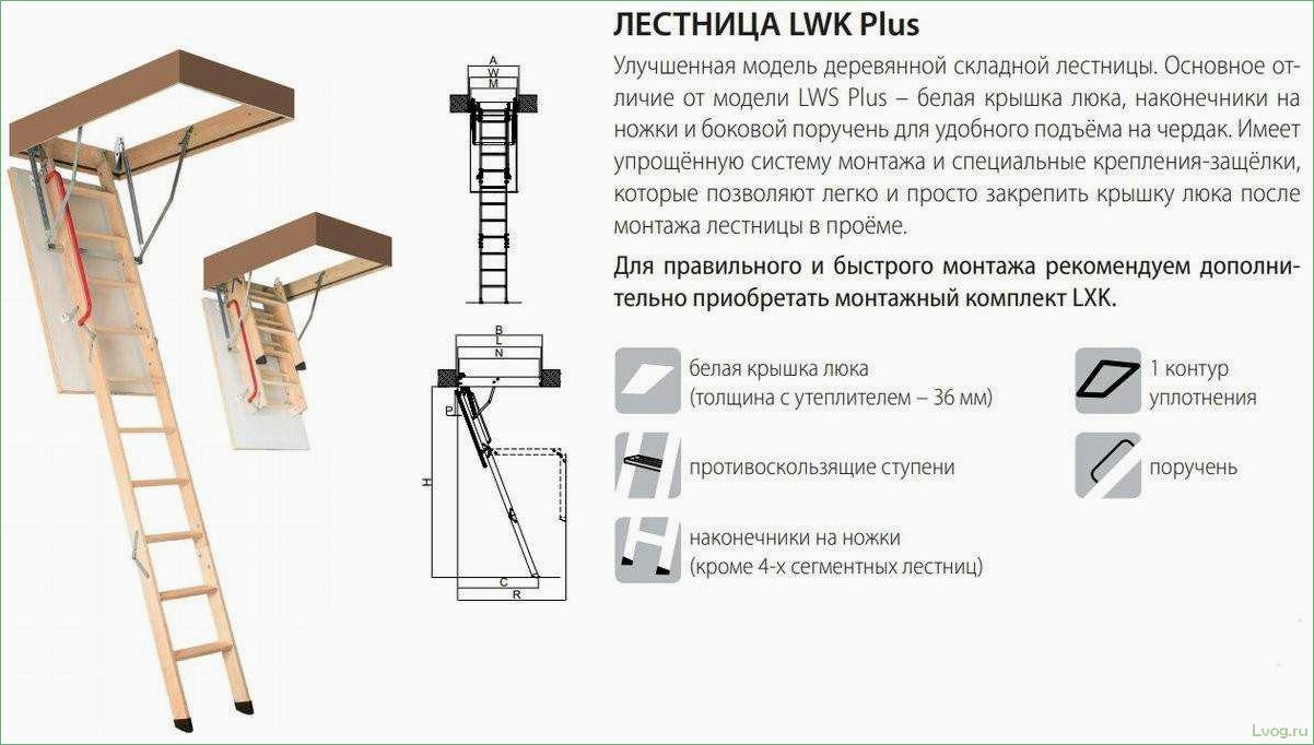 Складная лестница на чердак: особенности устройства