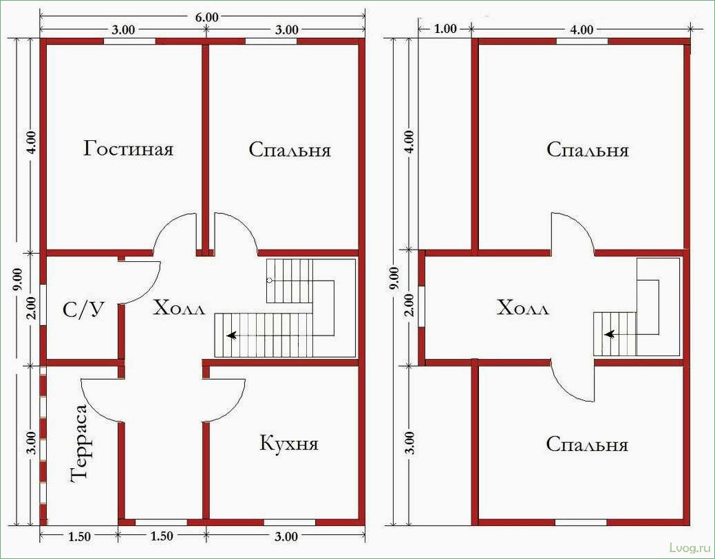 Планировка дома 6 на 9 с мансардой: особенности и советы