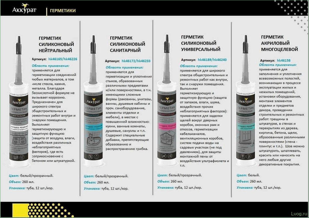Герметик ВГФ-2: характеристики и применение