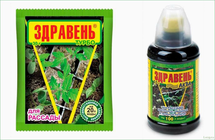 Удобрение Здравень Аква для рассады цветочных и овощных культур