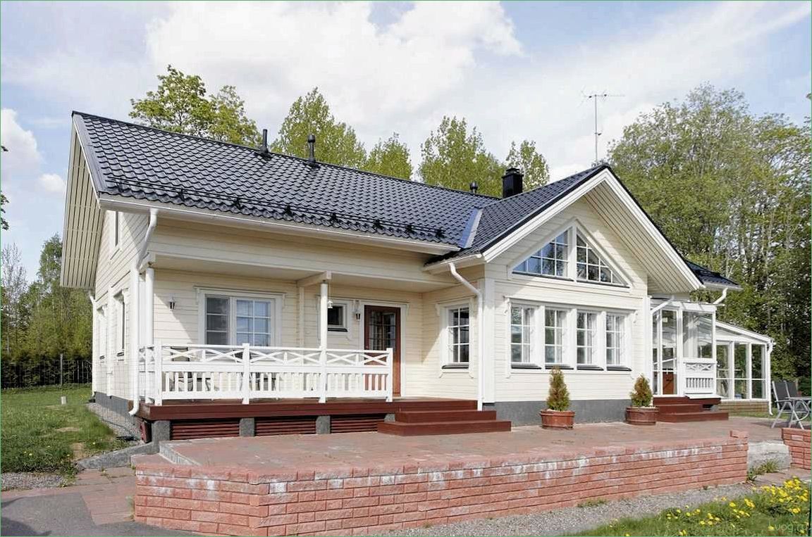 (особенности, оформления, фасадов, финских, домов) Особенности оформления фасадов финских домов: стиль, материалы, цветовые решения