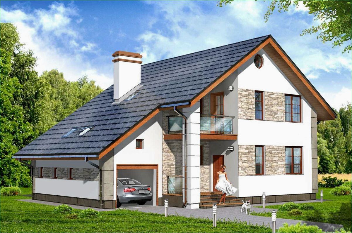 Проекты домов из газобетона с мансардой | Лучшие идеи и дизайны