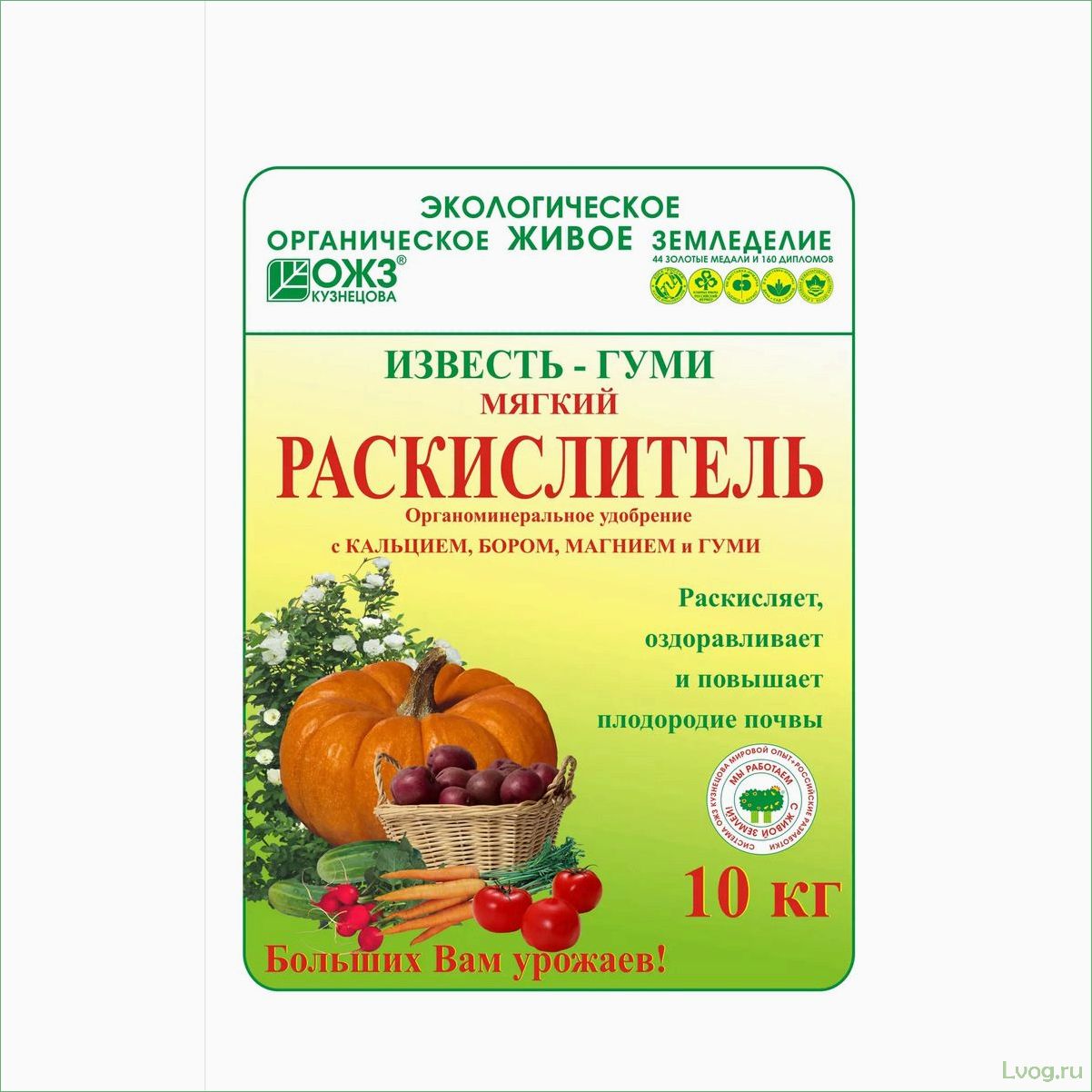 Удобрение Известь-Гуми Мягкий раскислитель: эффективное средство для повышения урожайности