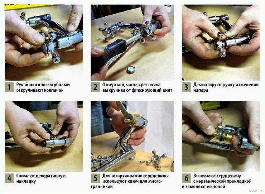Как заменить прокладку в кране смесителя