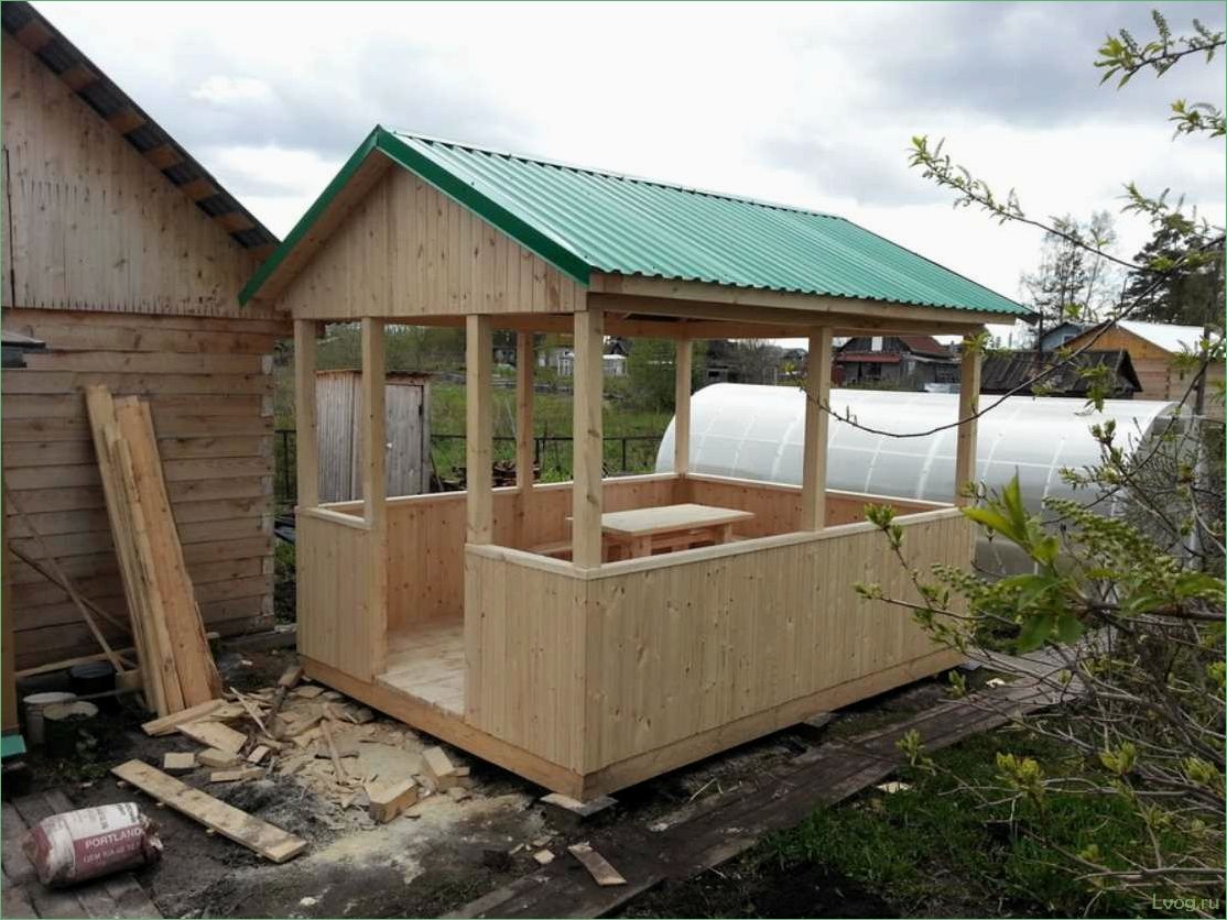 Постройте беседку своими руками за один день: подробная инструкция