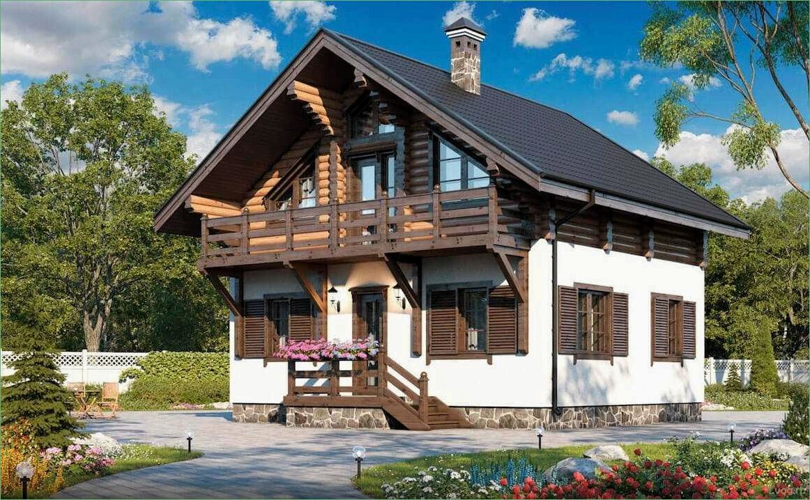 Проекты домов из бруса с мансардой — модный интерьер на все времена