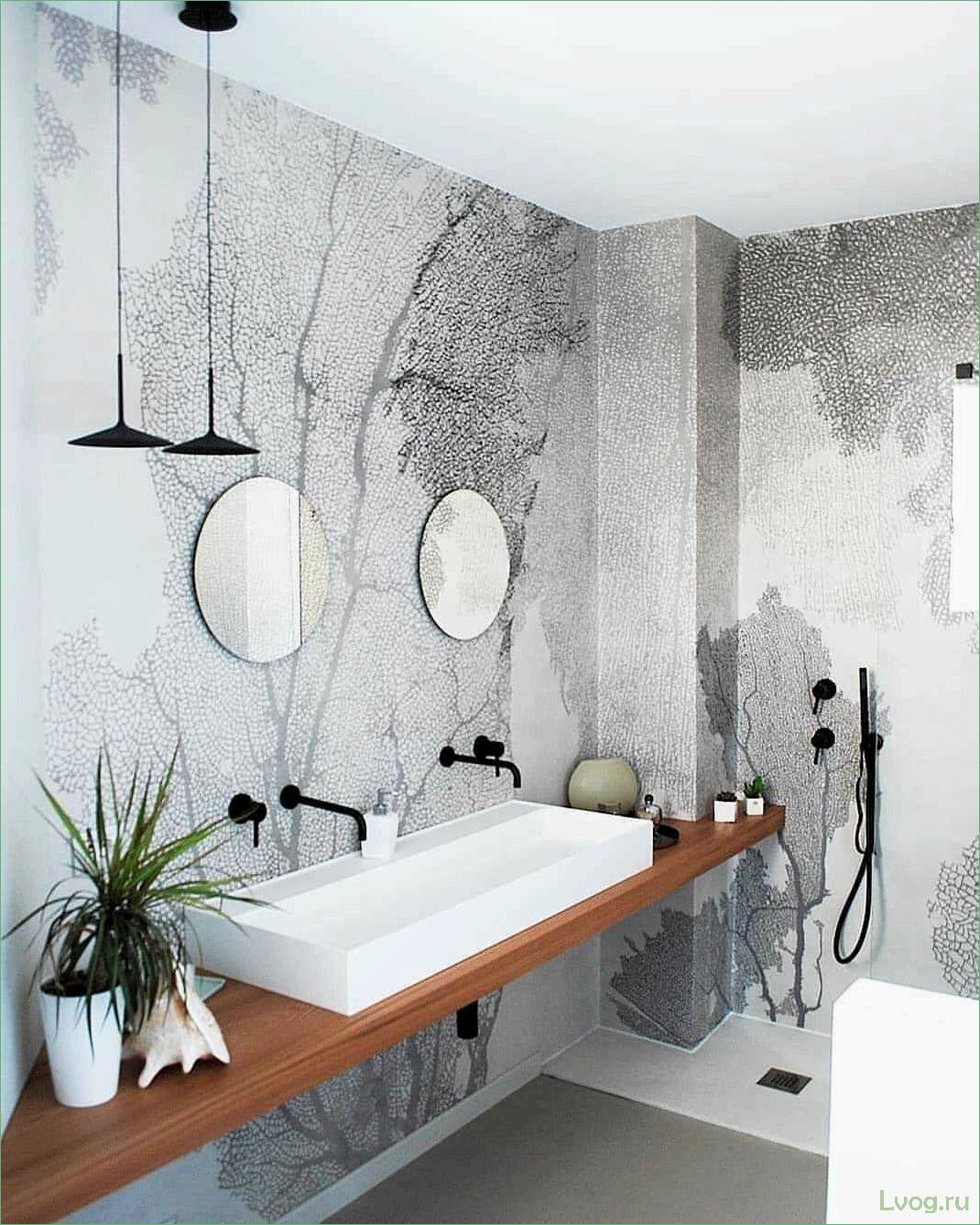 Альтернативы плитке для отделки ванной комнаты