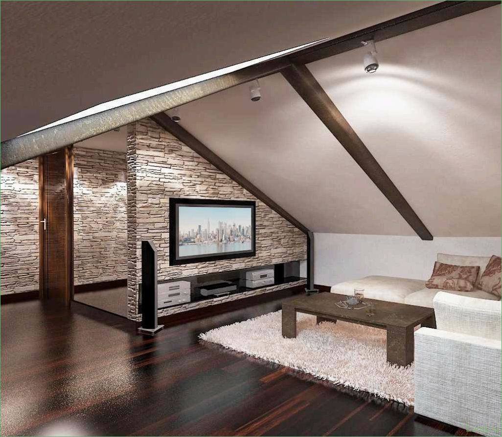 Дизайн мансарды в частном доме — идеи оформления интерьера