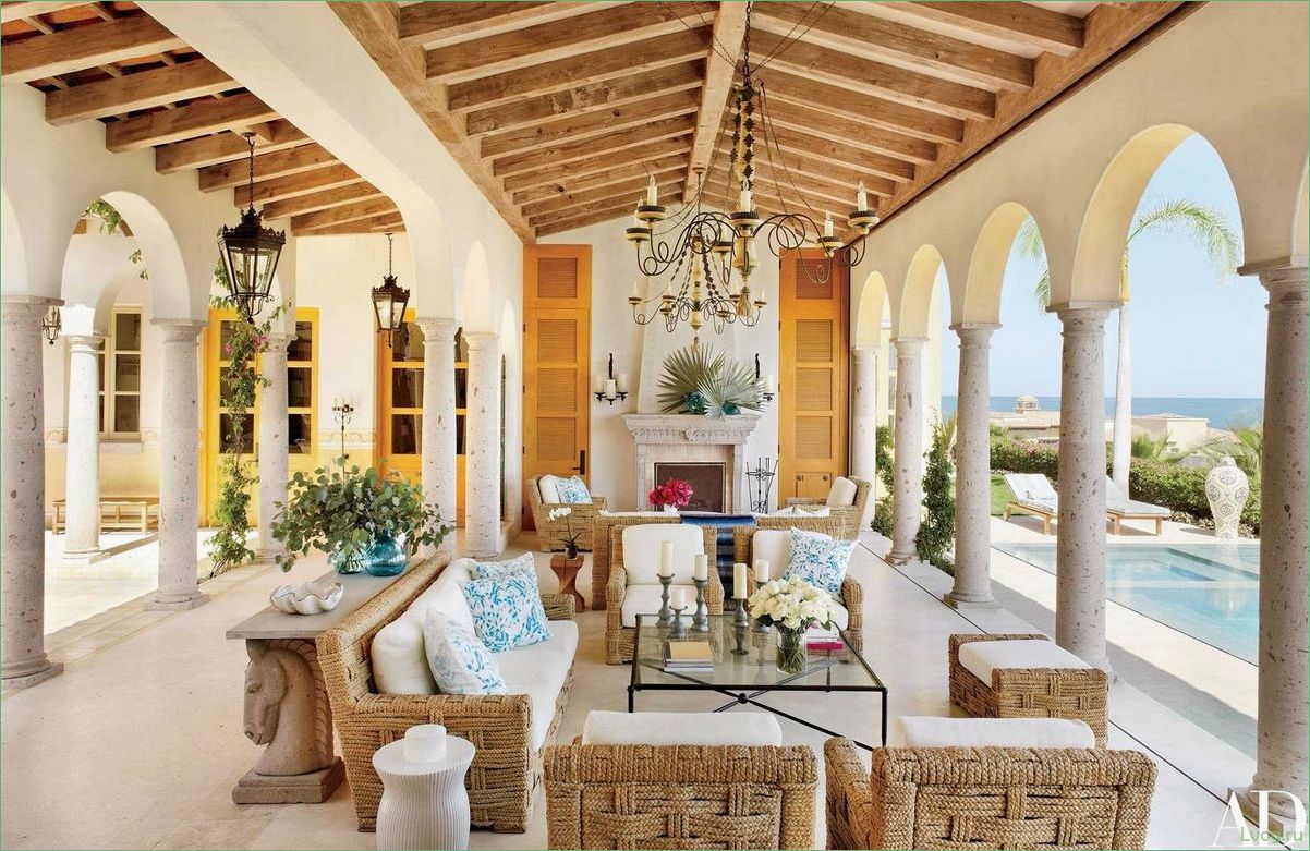 Дома в средиземноморском стиле: лучшие примеры интерьеров