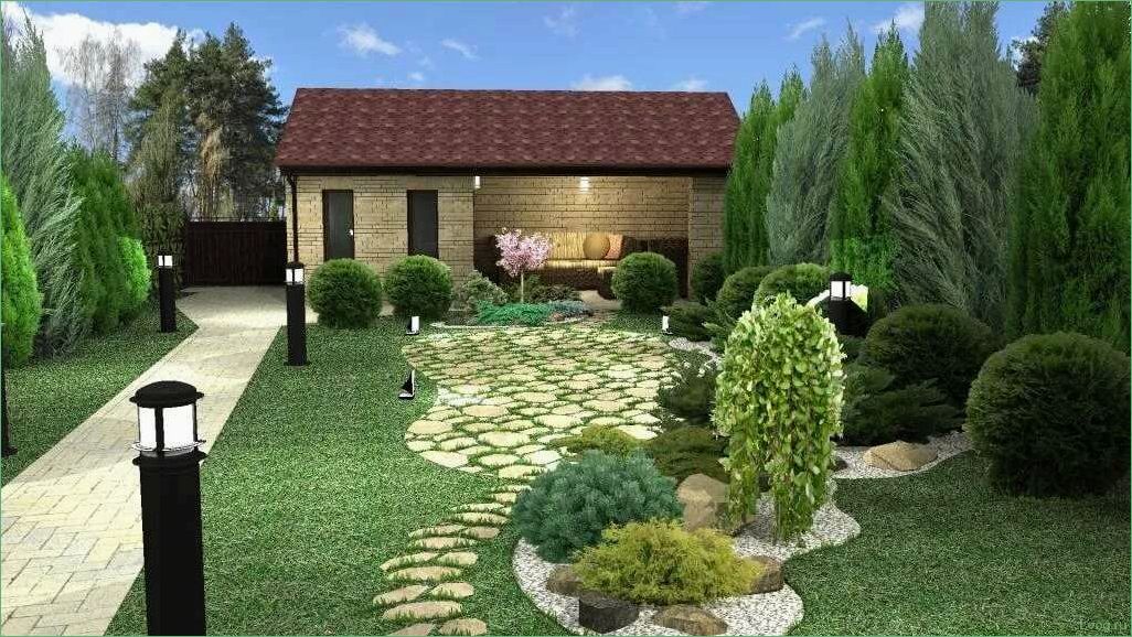 Модный ландшафтный дизайн прямоугольного участка: идеи и тренды