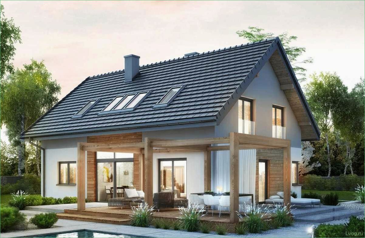 Проекты небольших домов с мансардой — секреты расширения пространства