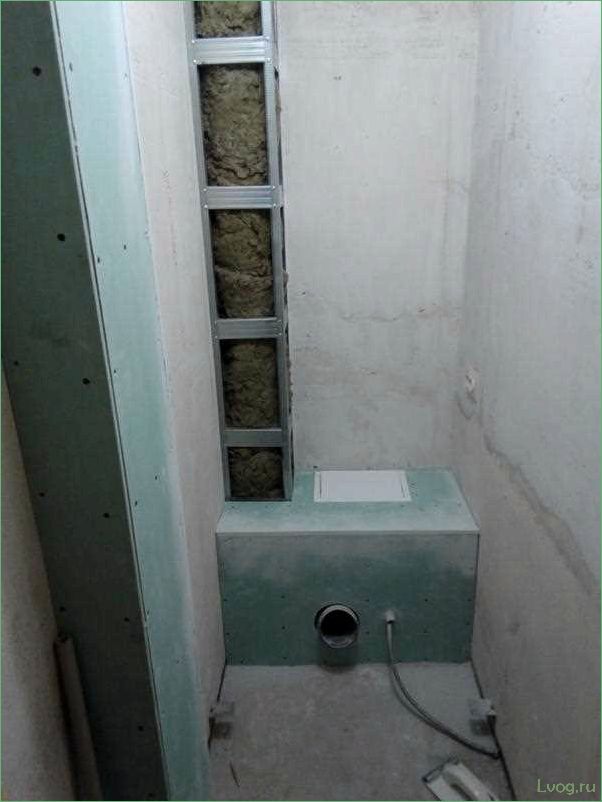 (строим, короб, труб, гипсокартона, туалете) Строим короб для труб из гипсокартона в туалете