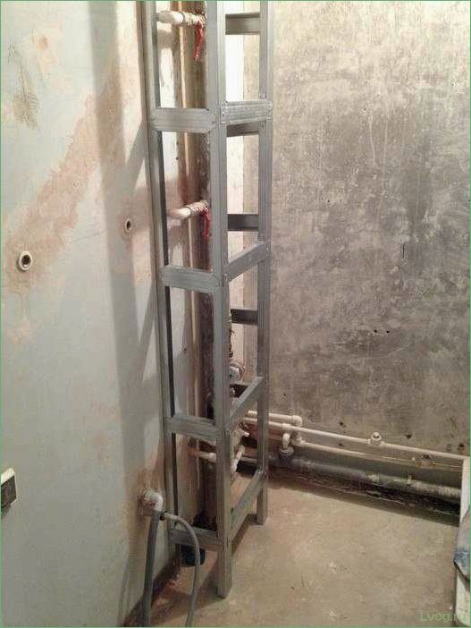 (строим, короб, труб, гипсокартона, туалете) Строим короб для труб из гипсокартона в туалете