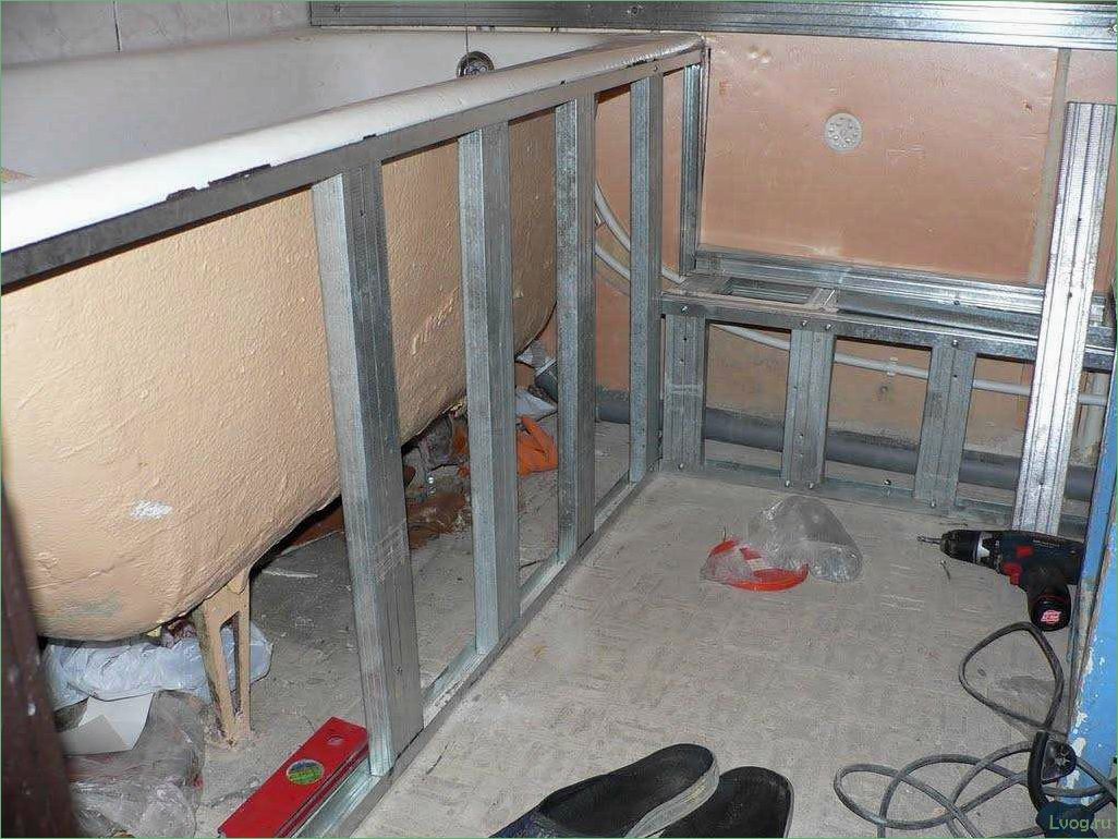 (строим, короб, труб, гипсокартона, туалете) Строим короб для труб из гипсокартона в туалете