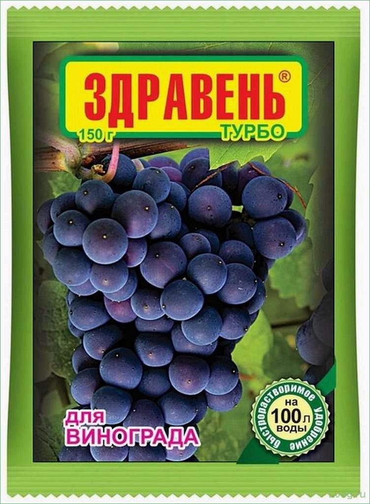 Удобрение Здравень Аква для винограда: эффективное средство для богатого урожая