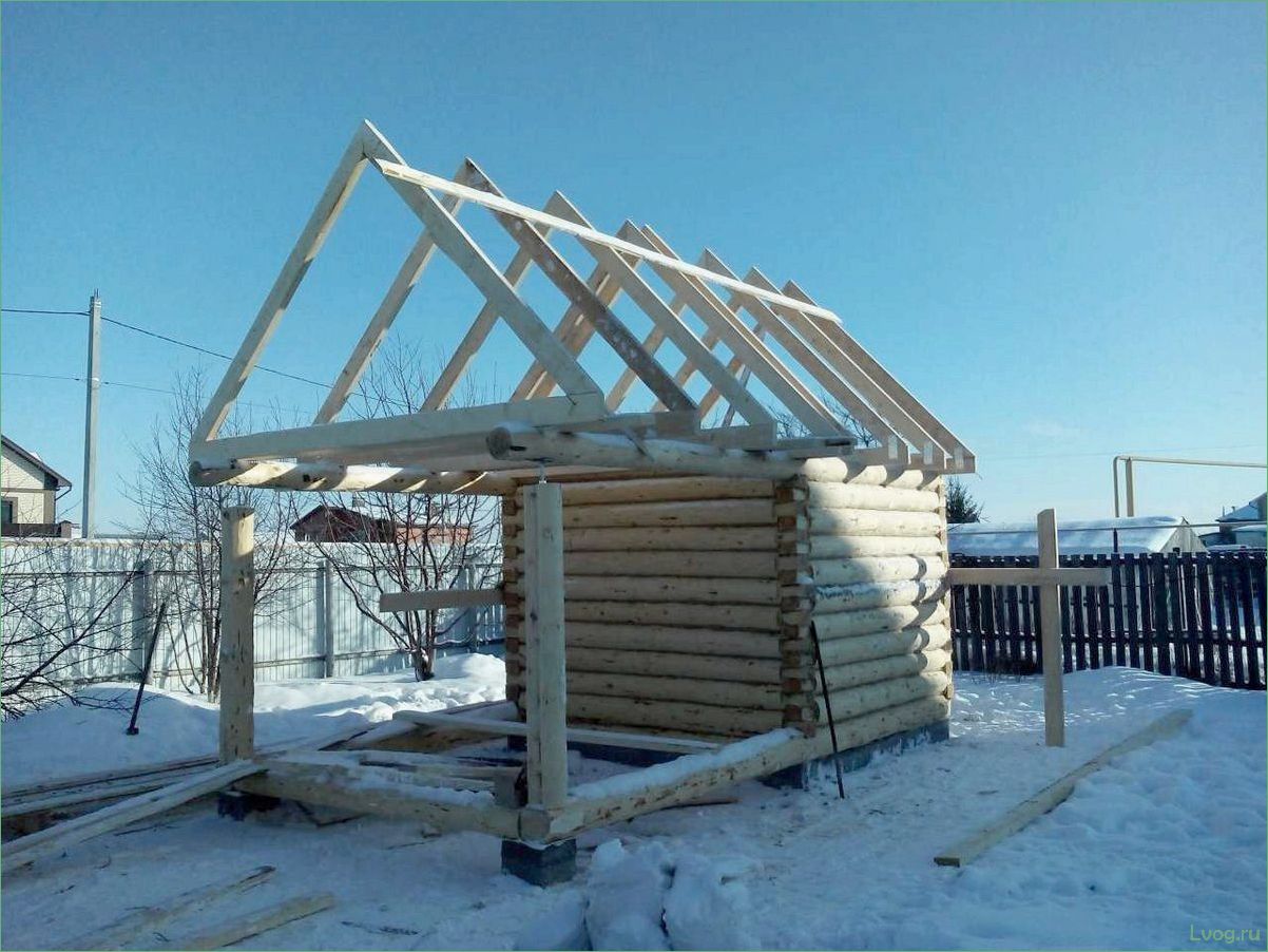 Стропила на баню: основные принципы выбора и монтажа