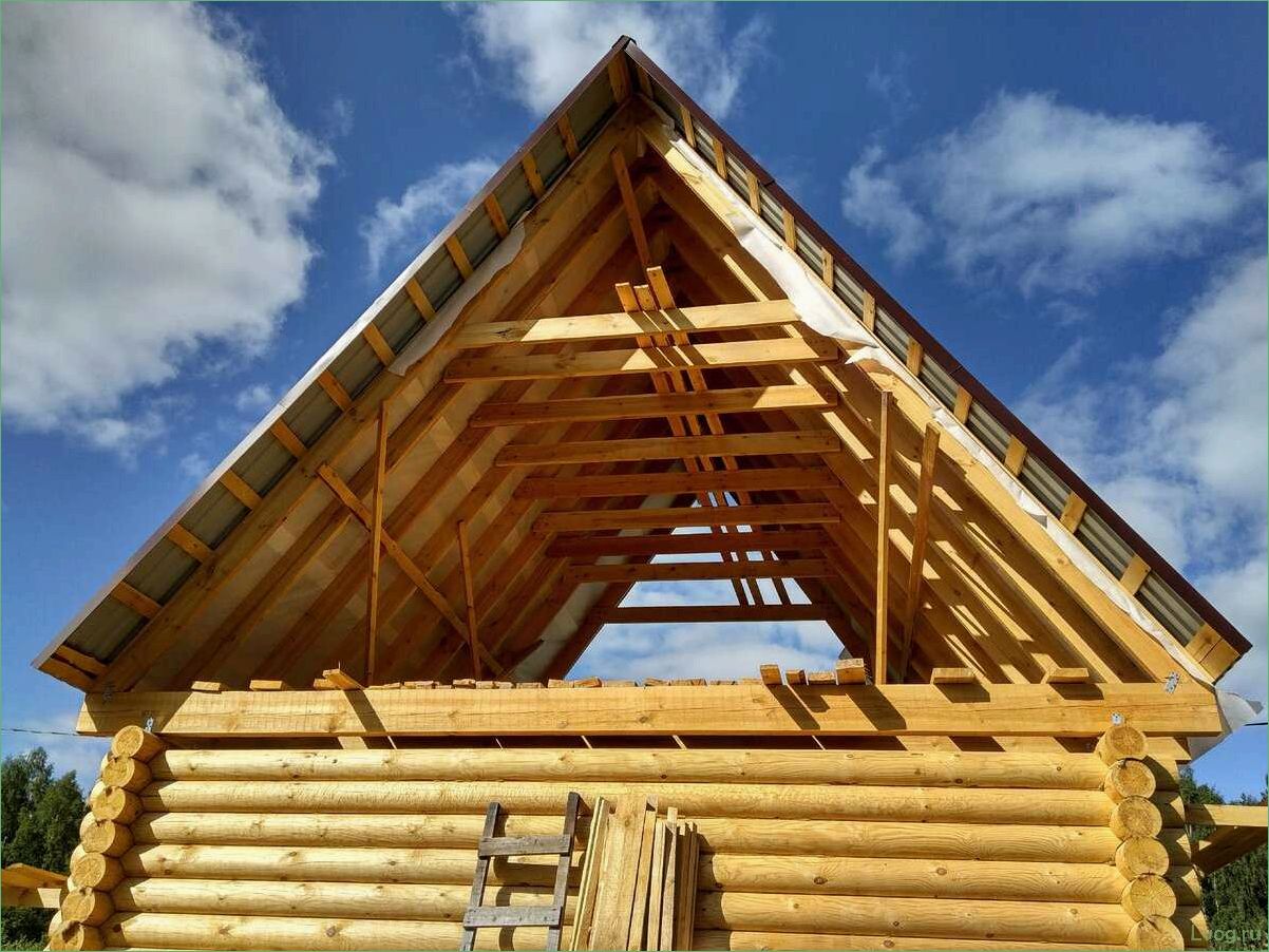 Стропила на баню: основные принципы выбора и монтажа
