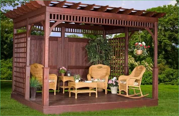 Что такое беседки-перголы и какие виды они имеют?