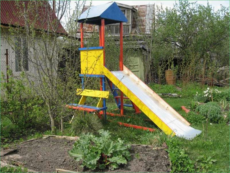 Детские горки: виды, советы по выбору и изготовлению