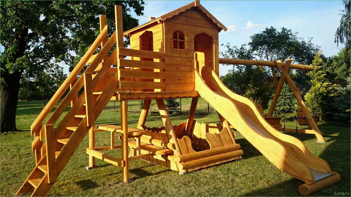 Детские горки: виды, советы по выбору и изготовлению