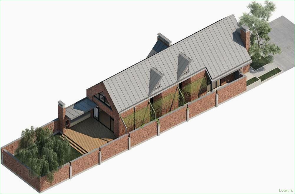 Дом для узкого участка: проекты и обустройство