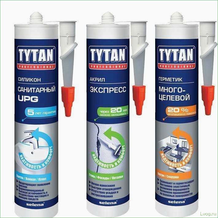 Герметики Tytan Professional — виды и характеристики