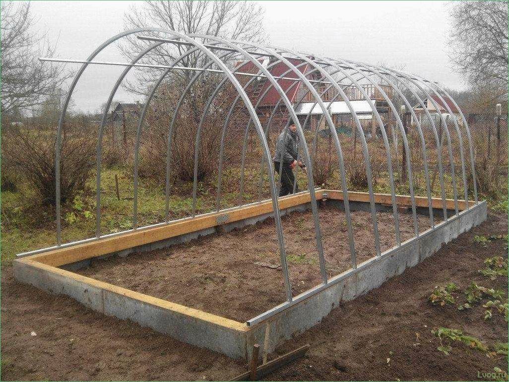 (фундамент, теплицы, поликарбоната) Как сделать фундамент для теплицы из поликарбоната