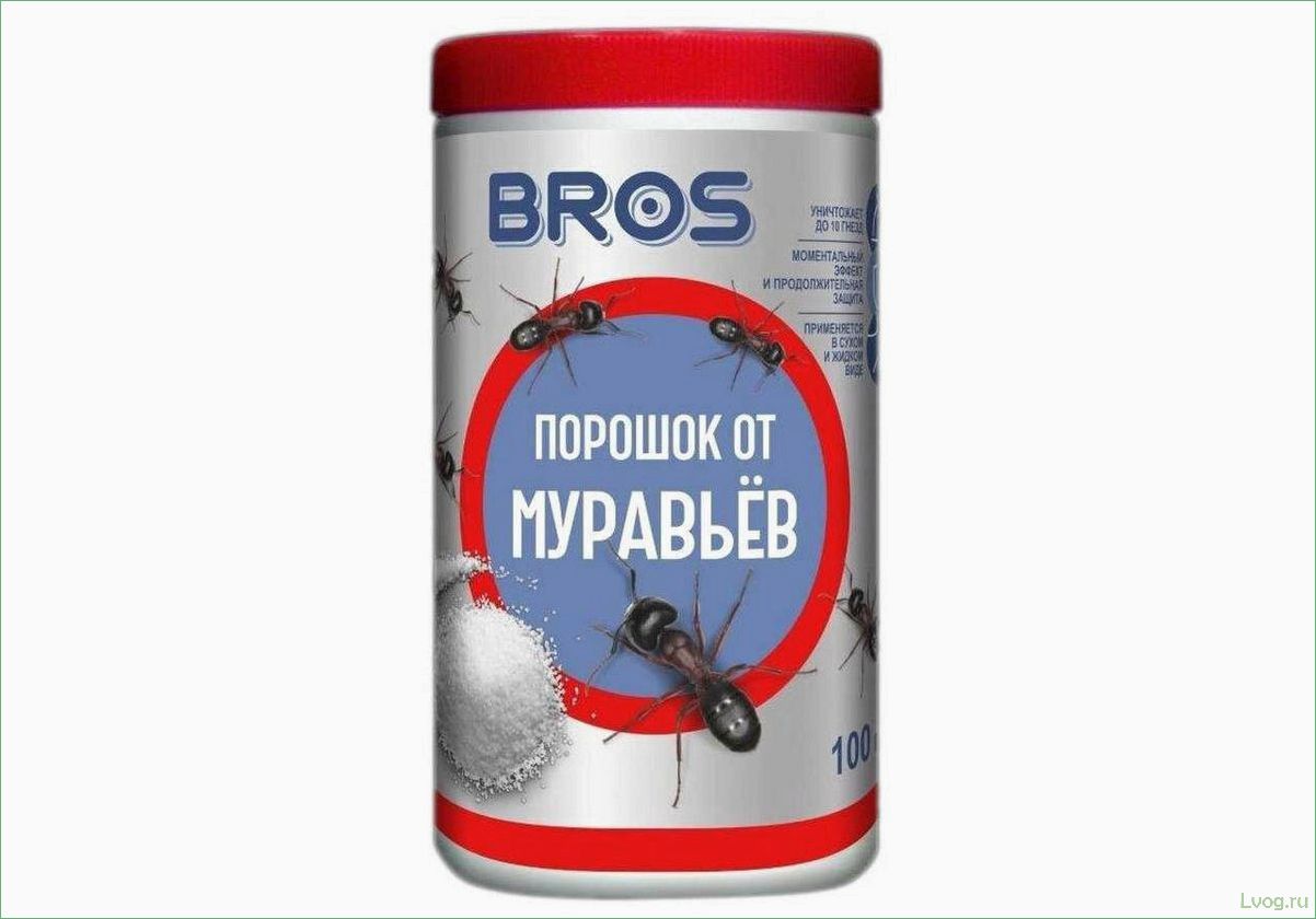Препарат Брос (Bros) Порошок от муравьев: эффективное средство для борьбы с насекомыми