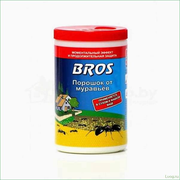 Препарат Брос (Bros) Порошок от муравьев: эффективное средство для борьбы с насекомыми