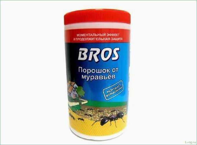 Препарат Брос (Bros) Порошок от муравьев: эффективное средство для борьбы с насекомыми