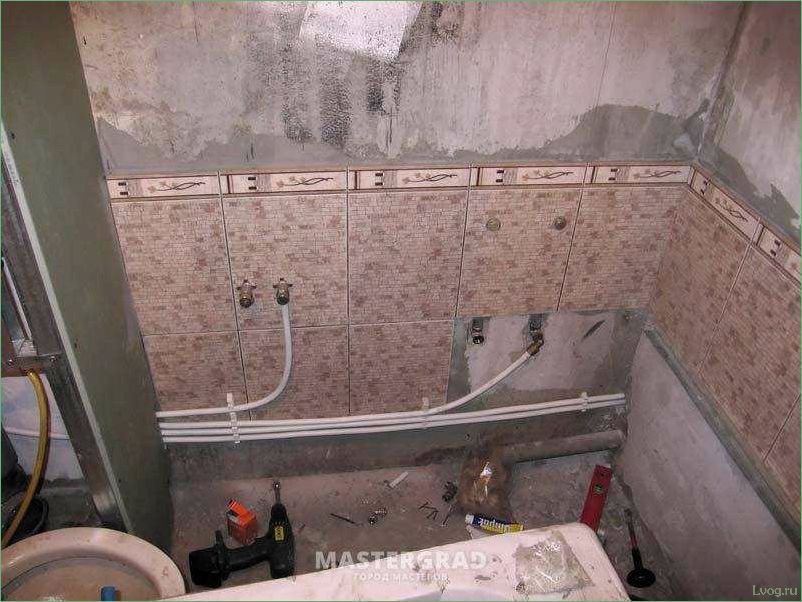 Ремонт санузла: отделка и монтаж сантехники