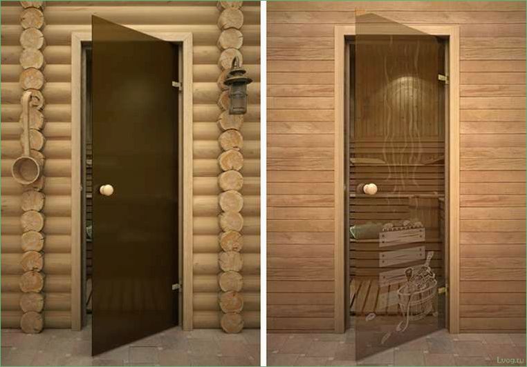 Стеклянные двери для бани — все плюсы и минусы
