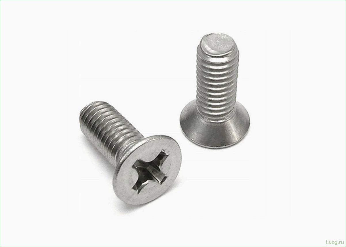 (винты, потайной, головкой, основные, характеристики) Винты с потайной головкой: основные характеристики и применение