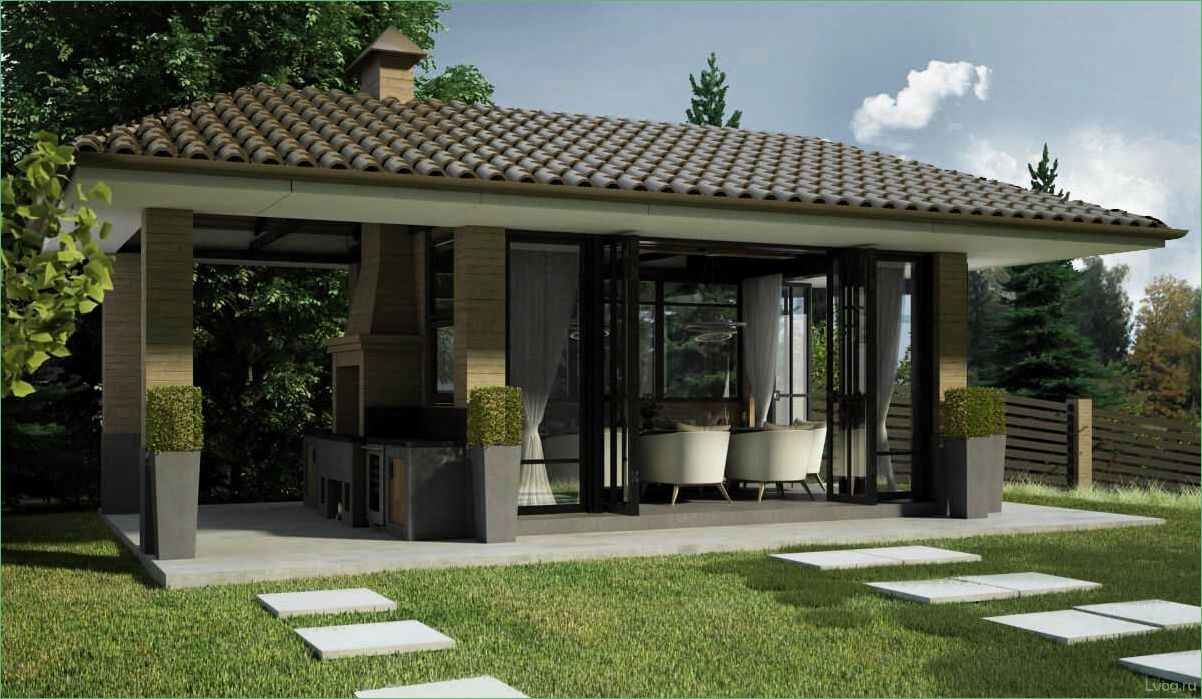 (застекленные, беседки, ландшафтном, дизайне, стиль) Застекленные беседки в ландшафтном дизайне: стиль и функциональность